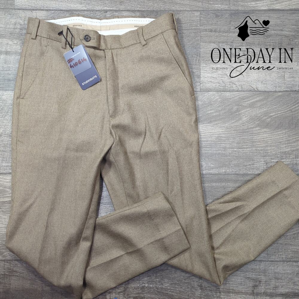 Studio Suits Custom Made Wool Ankle Pants Size 8